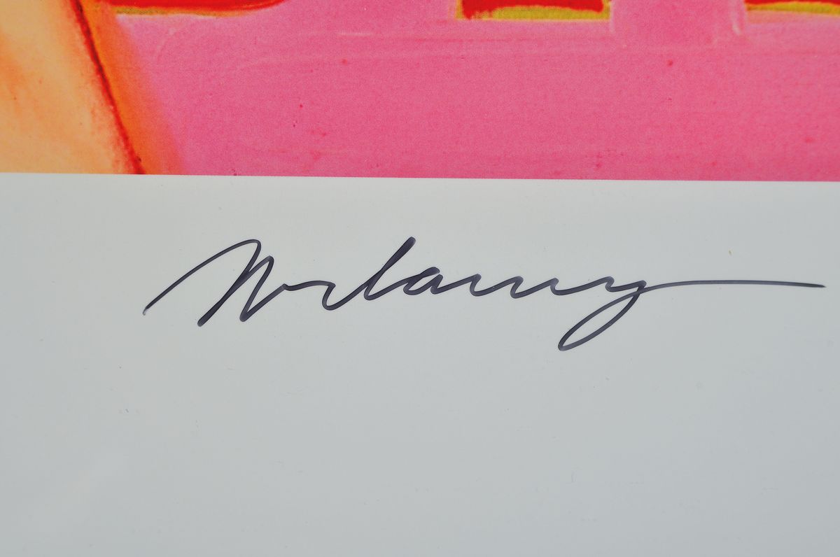 Detail a: Mel Ramos, 1935 - 2018, Offset auf Lackpapier, "Hubba Hubba", handsigniert, aus 2010, Blattgröße 56 x 41 cm,Rahmen 72 x 52 cm