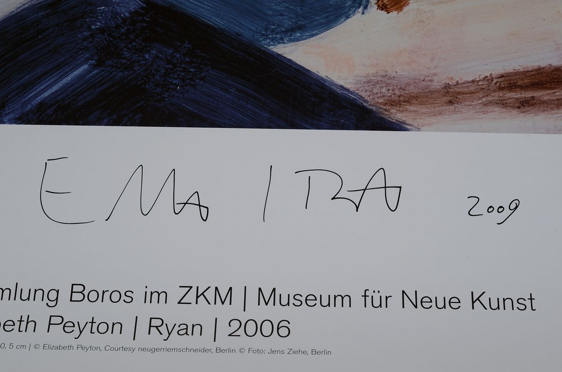 Detail a: Elizabeth Peyton, geb. 1965, Offsetlitho aus 2006, handsigniert, 84x 59.5cm, l. gebrsp.