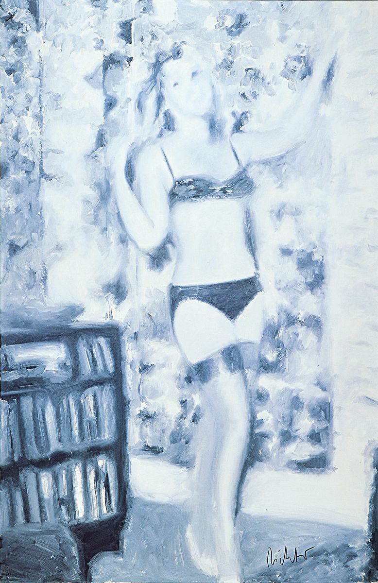 Gerhard Richter, geb. 1932, Offset auf Papier, handsigniert, nur wenige handsigniert, 84 x 59.5 cm, Rahmen 107 x 78 cm