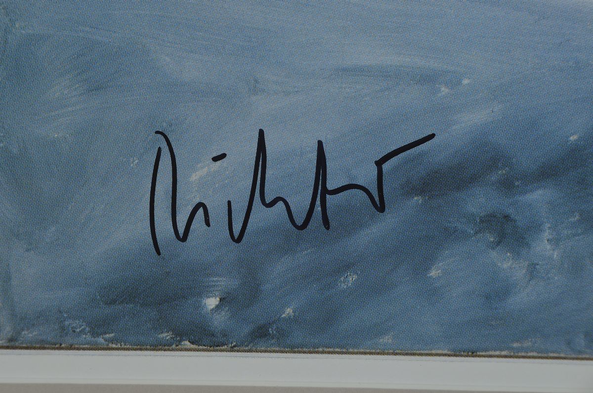 Detail a: Gerhard Richter, geb. 1932, Offset auf Papier, handsigniert, nur wenige handsigniert, 84 x 59.5 cm, Rahmen 107 x 78 cm