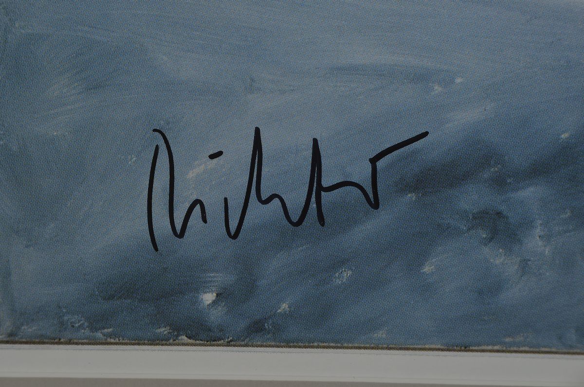 Detail l: Gerhard Richter, geb. 1932, Offset auf Papier, handsigniert, nur wenige handsigniert, 84 x 59.5 cm, Rahmen 107 x 78 cm