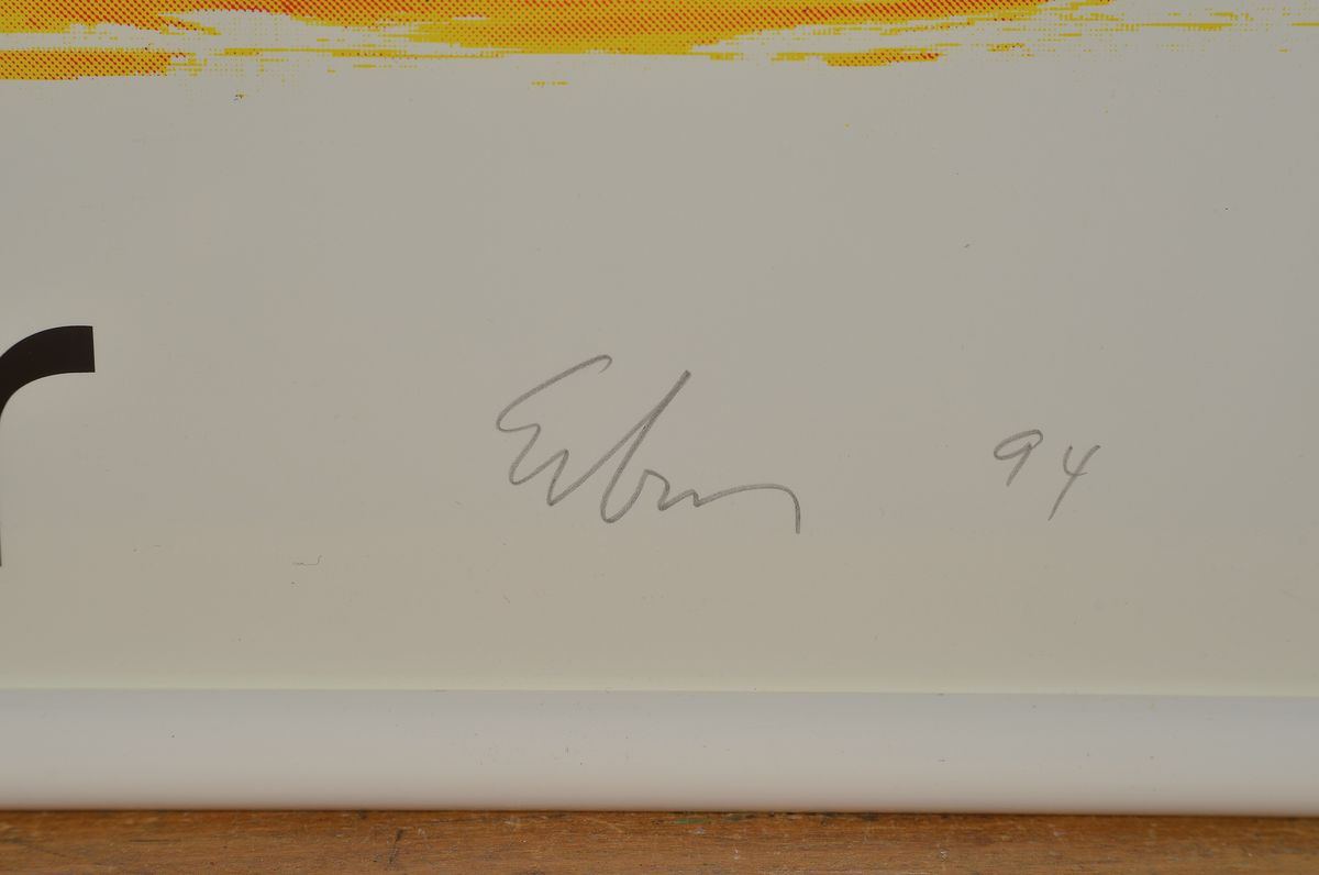 Detail l: Ulrich Erben, geb. 1940, Offset, handsigniert, Blattgröße, 84 x 59 cm aus 1994