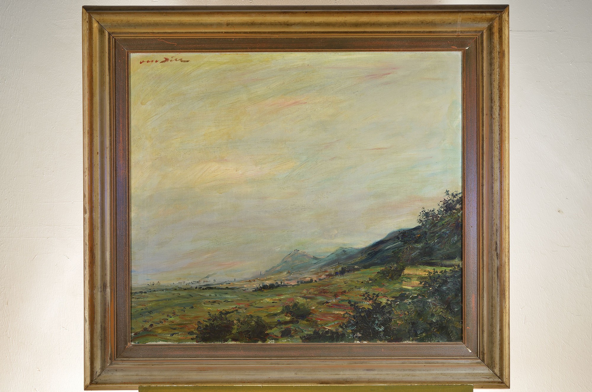 Detail k: Otto Dill, 1884 Neustadt-1957 Bad Dürkheim, Blick auf den Haardtrand, Öl/Lwd, signiert und dat. 1939, 70 x 80 cm, 70 x 80 cm, Rahmen 91 x 101 cm