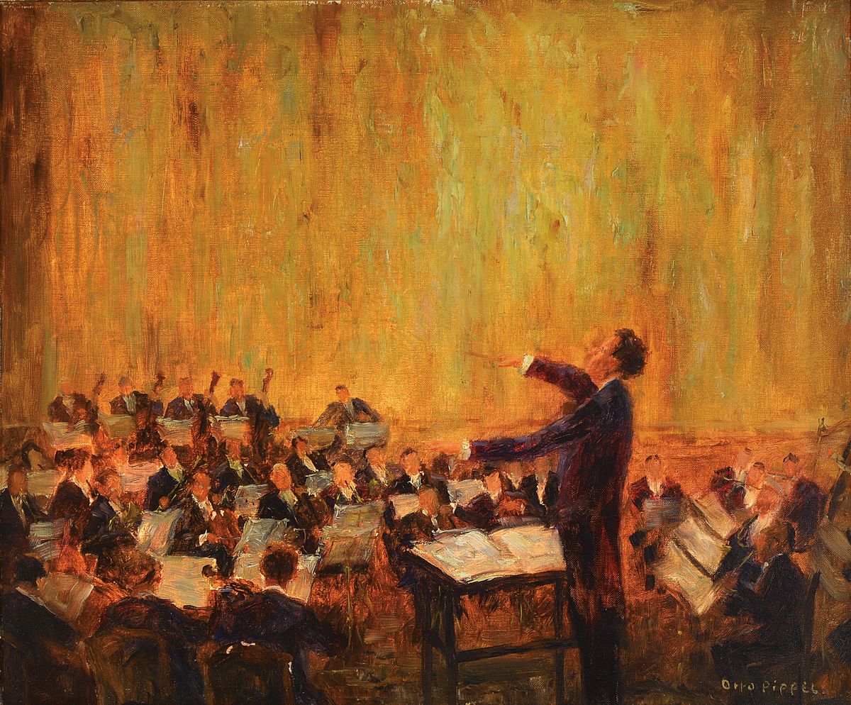 Otto Pippel, 1878 Lodz - 1960 Planegg, einer der bekanntesten Spätimpressionisten Süddeutschlands, bekannt für seine Landschafts- und ...