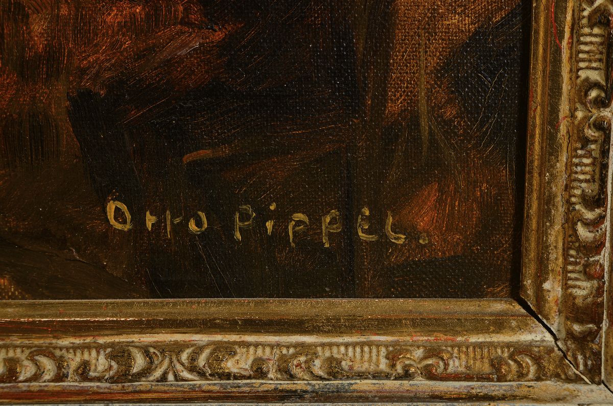 Detail a: Otto Pippel, 1878 Lodz - 1960 Planegg, einer der bekanntesten Spätimpressionisten Süddeutschlands, bekannt für seine Landschafts- und ...