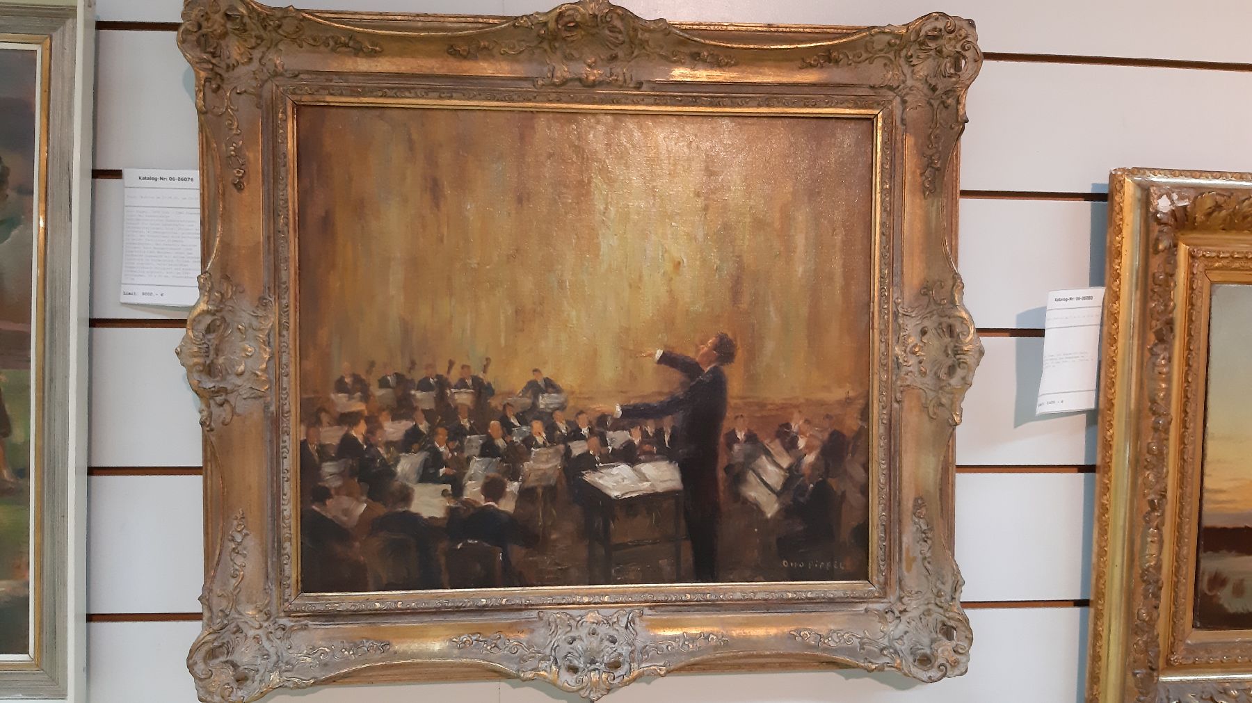Detail c: Otto Pippel, 1878 Lodz - 1960 Planegg, einer der bekanntesten Spätimpressionisten Süddeutschlands, bekannt für seine Landschafts- und ...