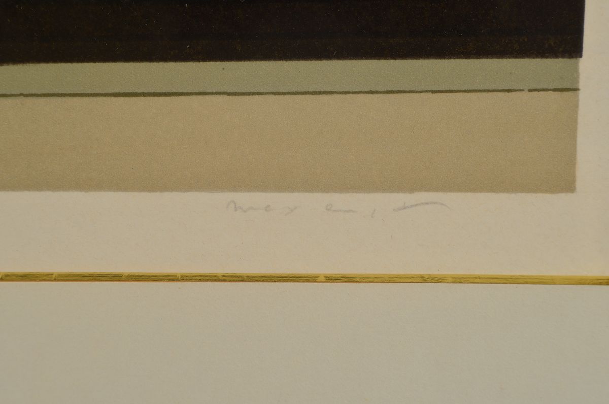 Detail a: Max Ernst, 1891 Brühl bis 1976 Paris, Farblithographie, handsigniert und num. XI/XVI, PP., 43 x 37 cm, Rahmen: 80 x 63 cm