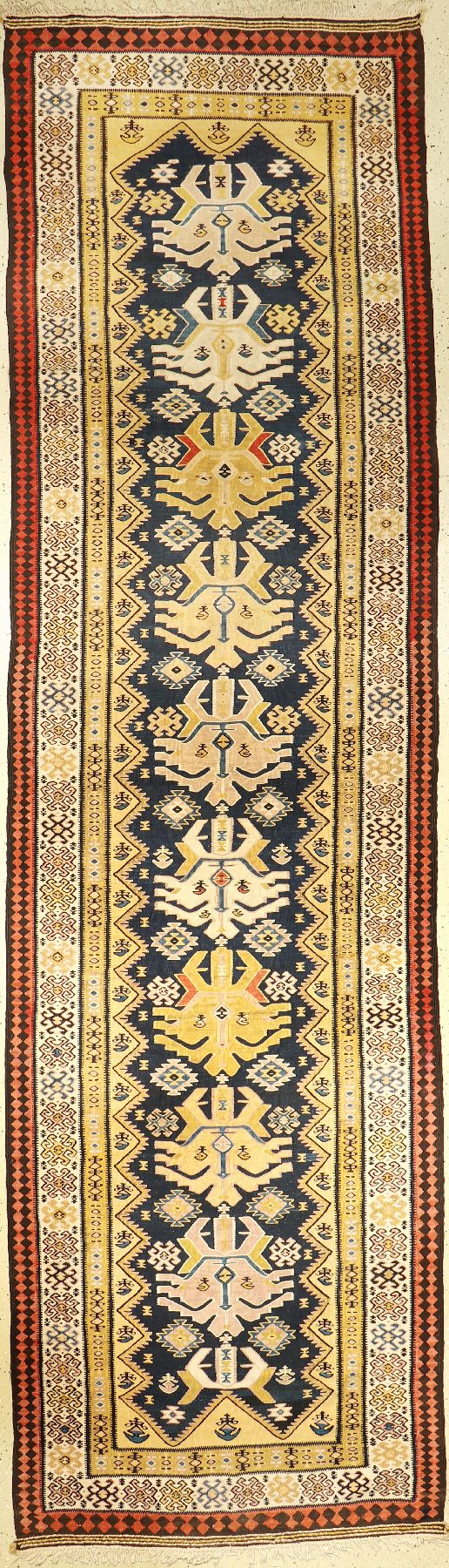 Nordwest Persischer Kelim, Persien, um 1930, Wolle auf Baumwolle, ca. 448 x 126 cm, EHZ: 2