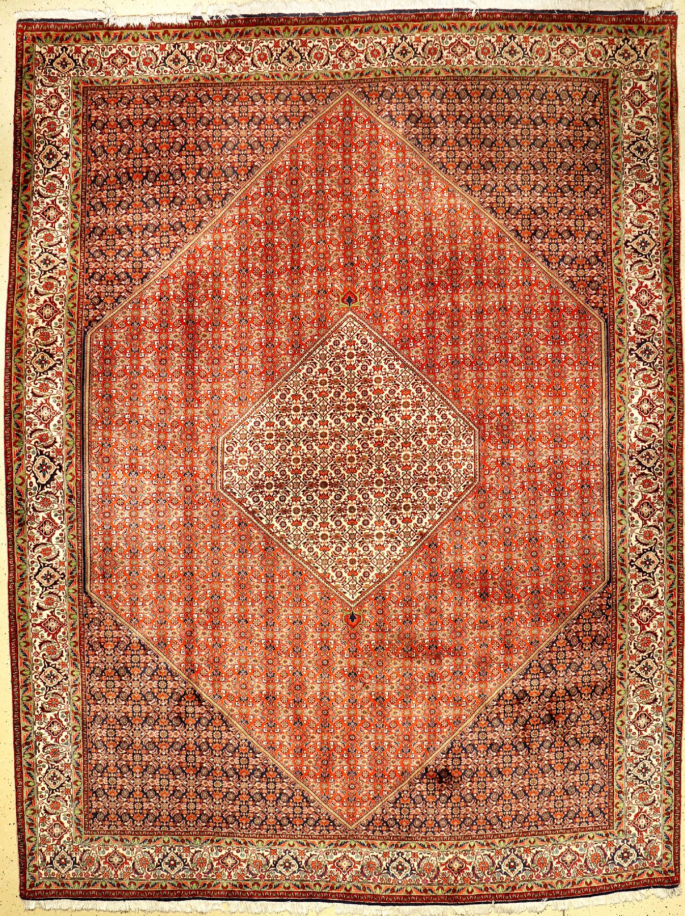 Bidjar fein, Persien, ca. 40 Jahre, Korkwolle, ca. 341 x 258 cm, EHZ: 2