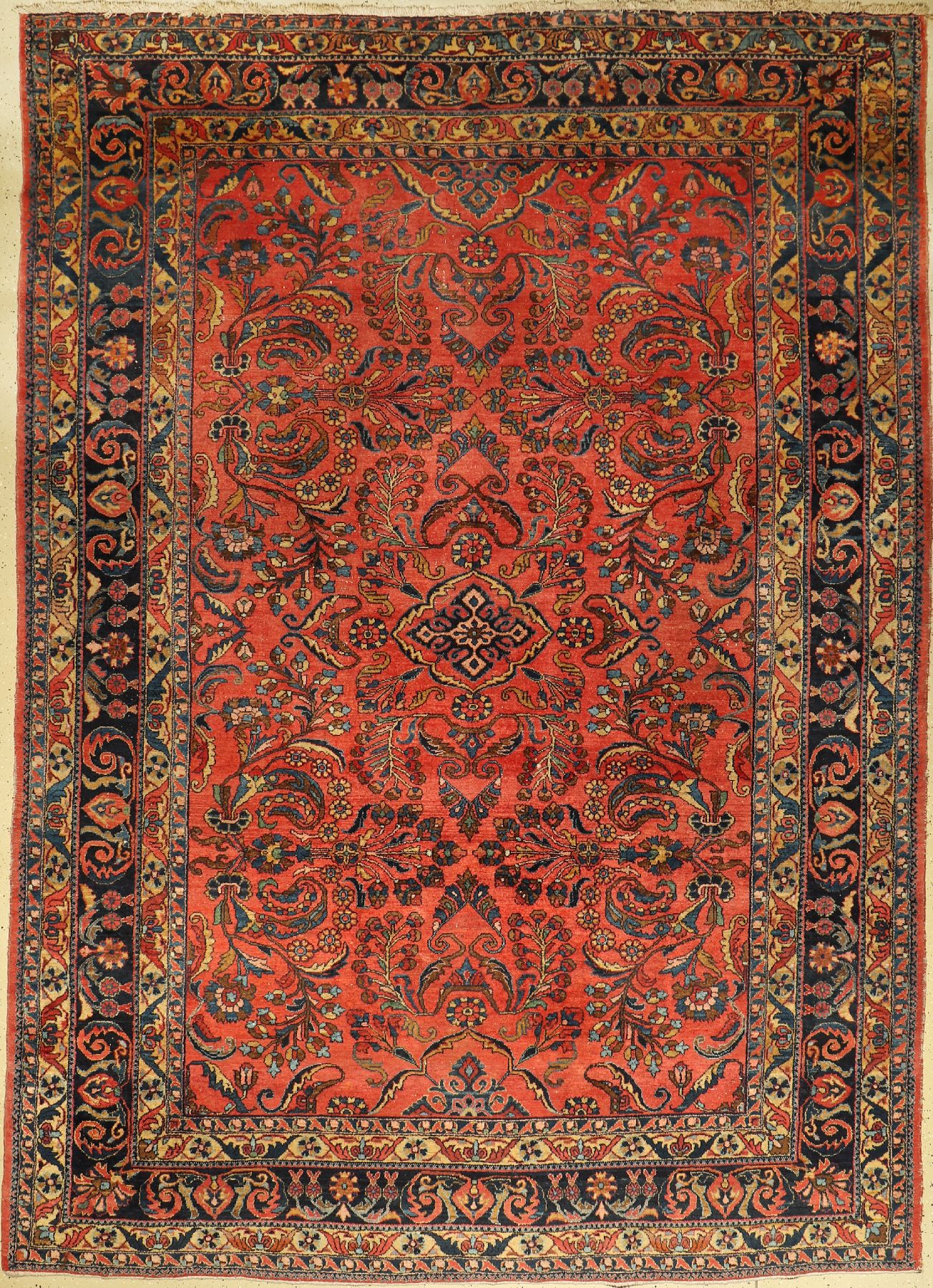 Lilian antik, Persien, um 1900, Wolle auf Baumwolle, ca. 378 x 268 cm, EHZ: 2-3