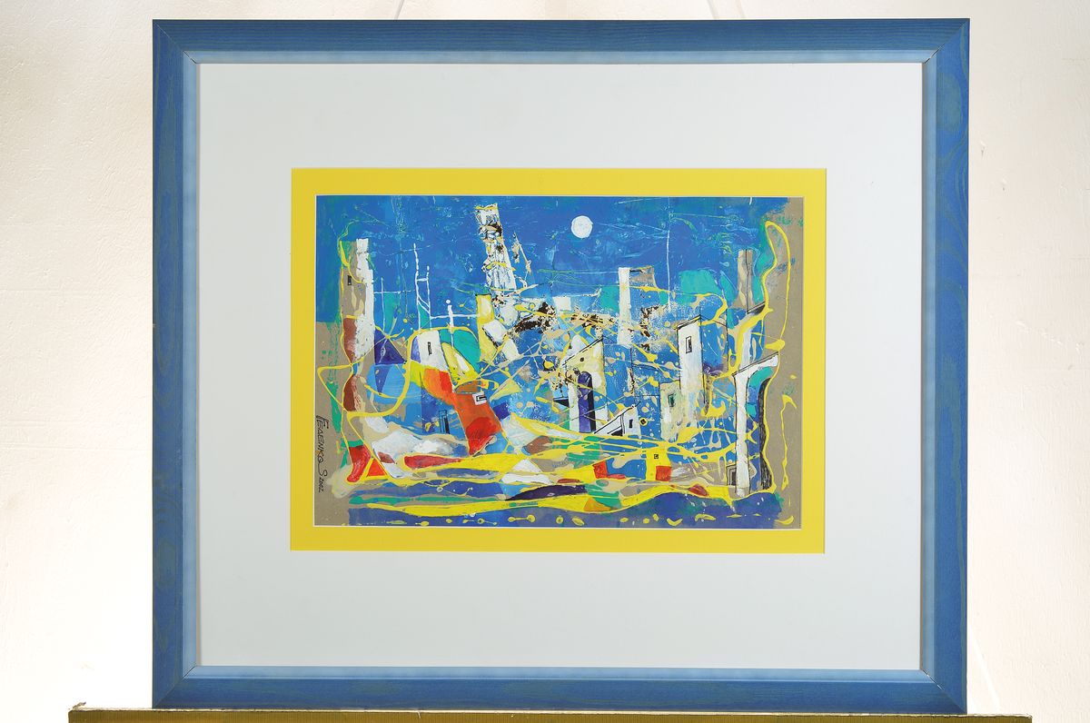 Detail k: Sergej Fedenko, geb. 1962 Dneprpetrowsk, nach Abschluß der Kunsthochschule seit 1986 in St. Petersburg ansässig, seit 1995 dort auch als ...