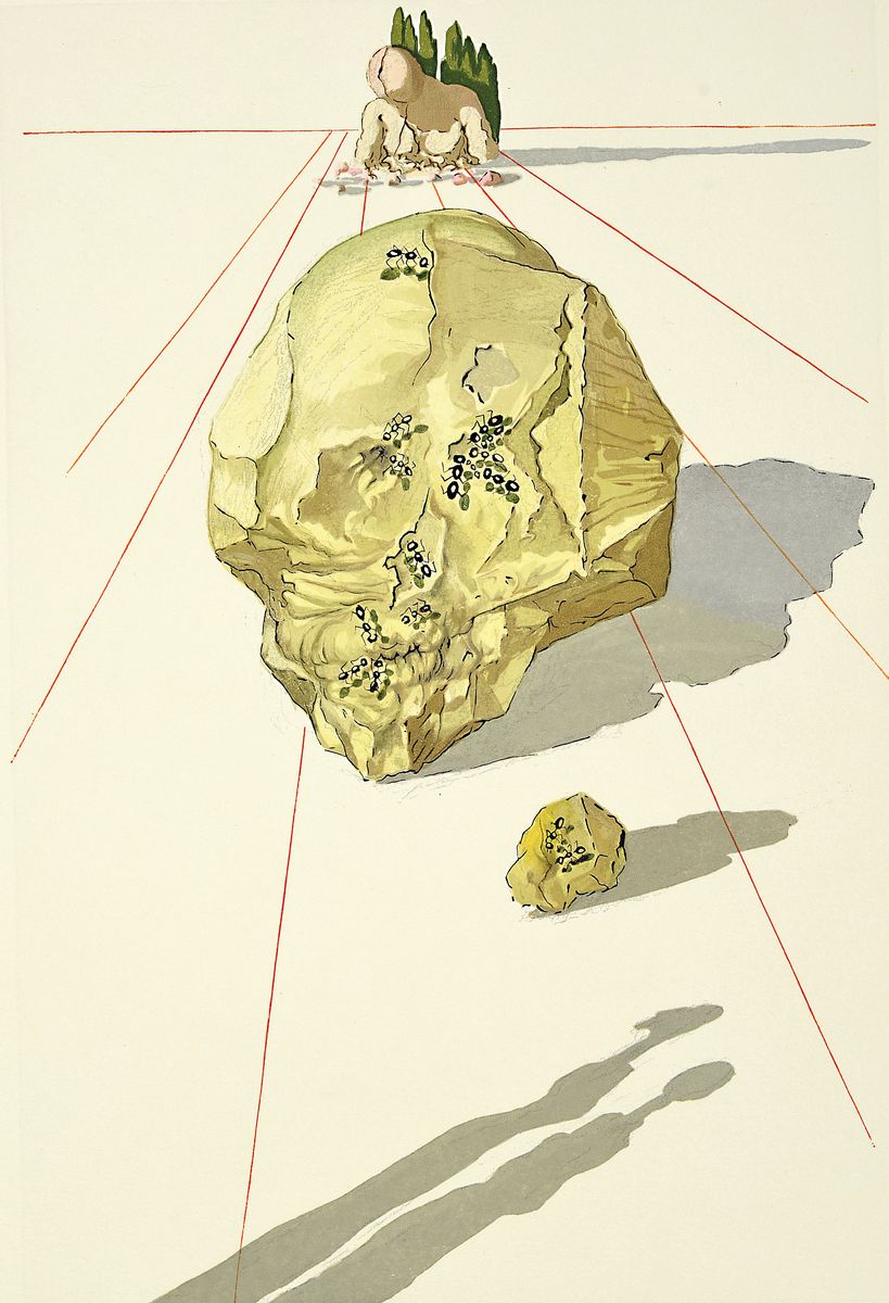 Detail a: Salvador Dali, 1904-1989, Konvolut aus 3 Farbholzschnitte, Drucker Verlag: Les Heures Claires, Paris 1960, PP, Motiv je ca. 33x27 cm, gesamt ca. ...