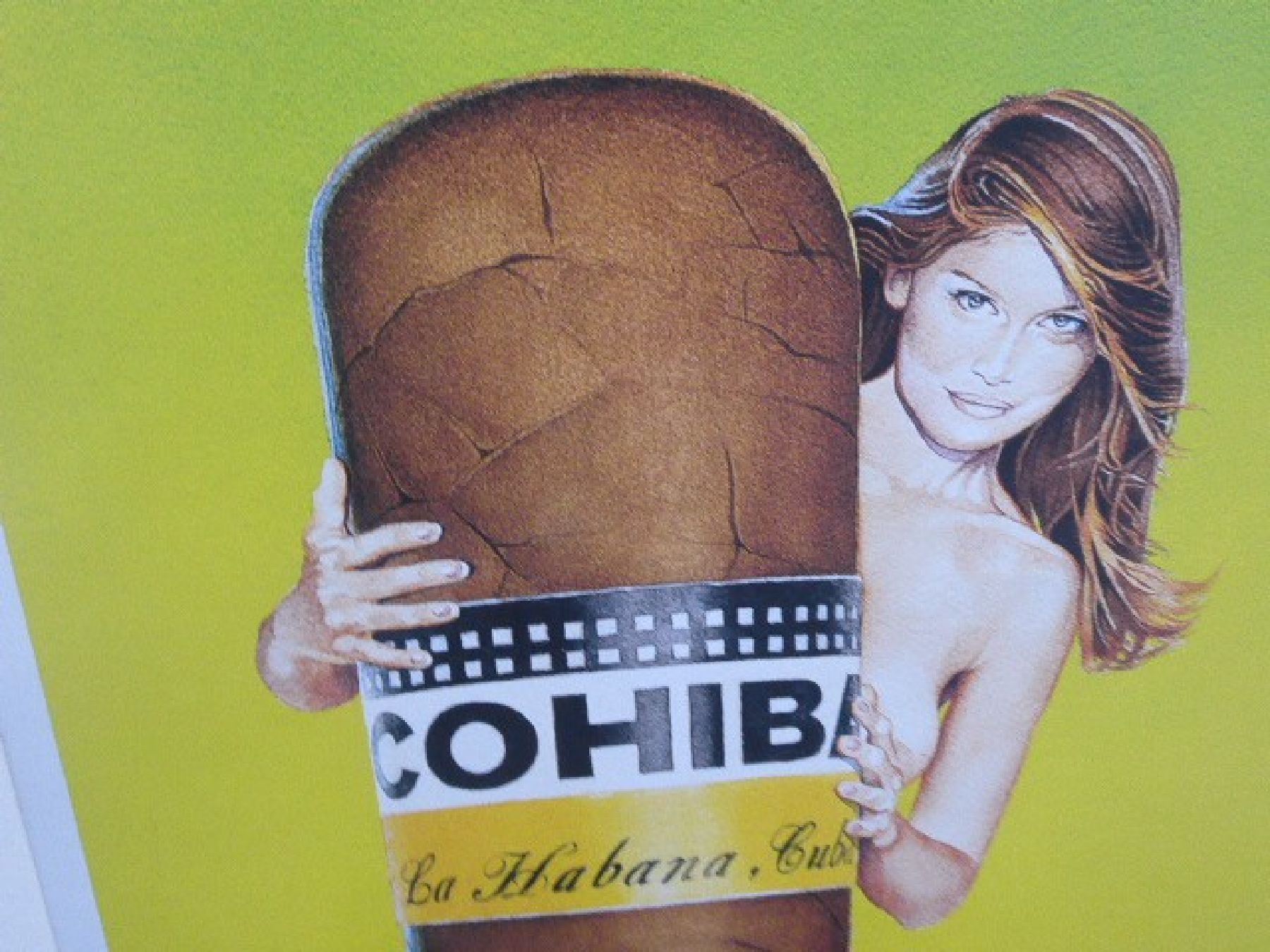Detail b: Mel Ramos, geb. 1935, Titel: Hav-a-Havanna, Farboffset-Lithografie, Drucker Verlag: publishing Company Verlag 2004, PP, ,Motiv ca. 56x38 cm, gesamt ...