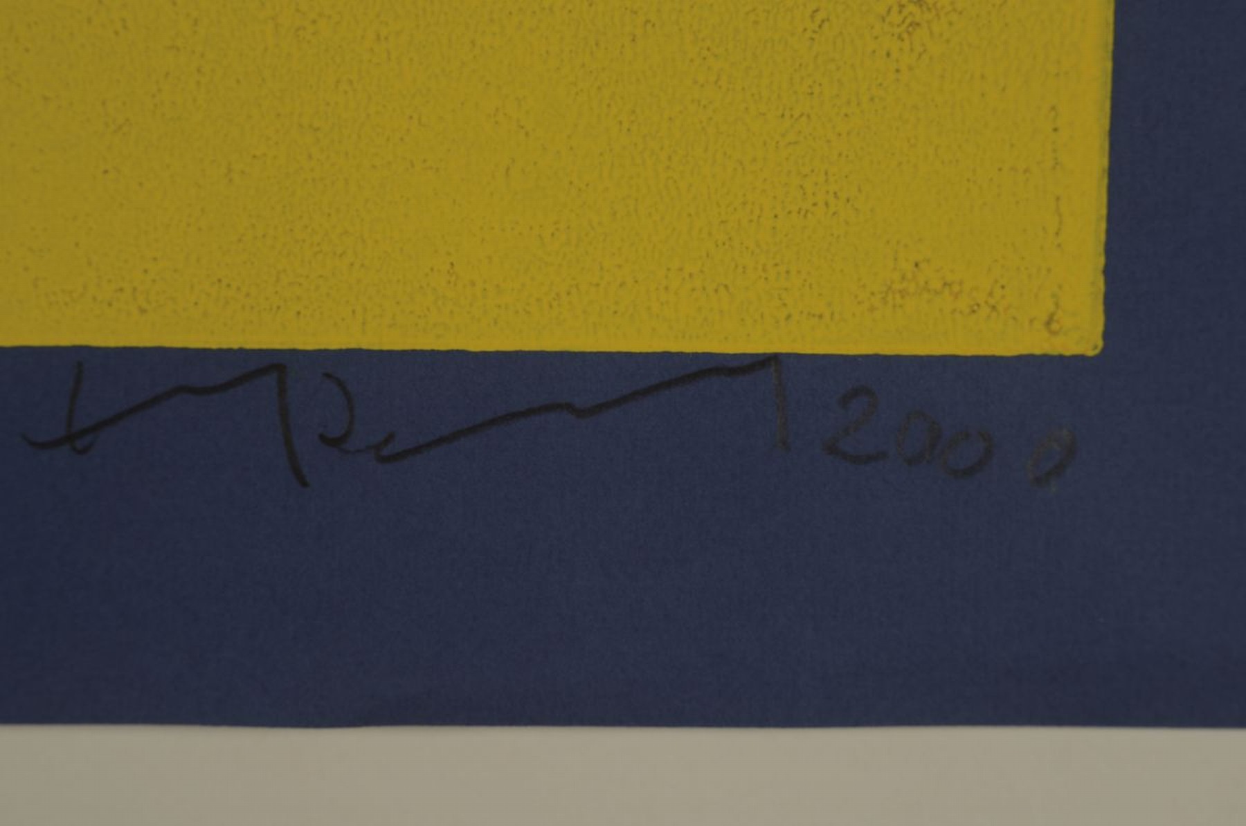 Detail a: Klaus Fußmann, geb. 1938 Velbert, Farblinolschnitt, handsign., dat., ca. 38x41 cm