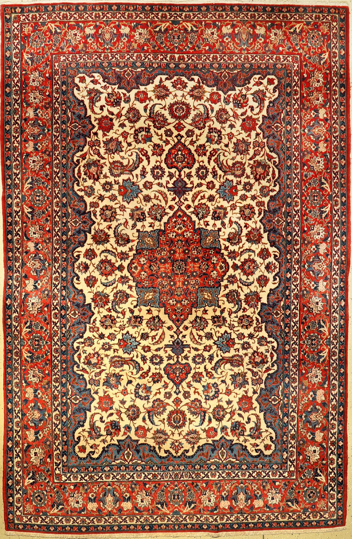 Esfahan alt, Persien, ca. 60 Jahre, Wolle auf Baumwolle, ca. 341 x 222 cm, EHZ: 2