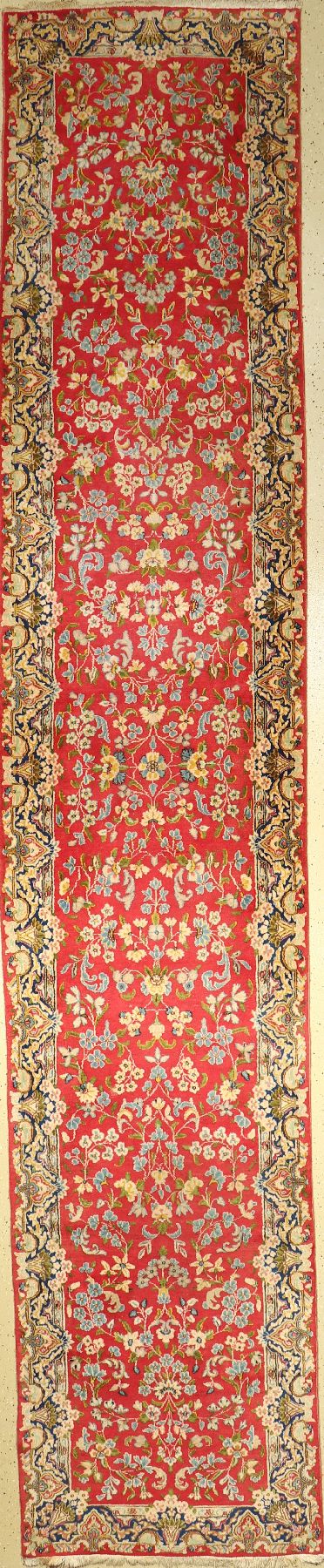 Kerman alt, Persien, ca. 50 Jahre, Wolle auf Baumwolle, ca. 510 x 98 cm, EHZ: 2-3