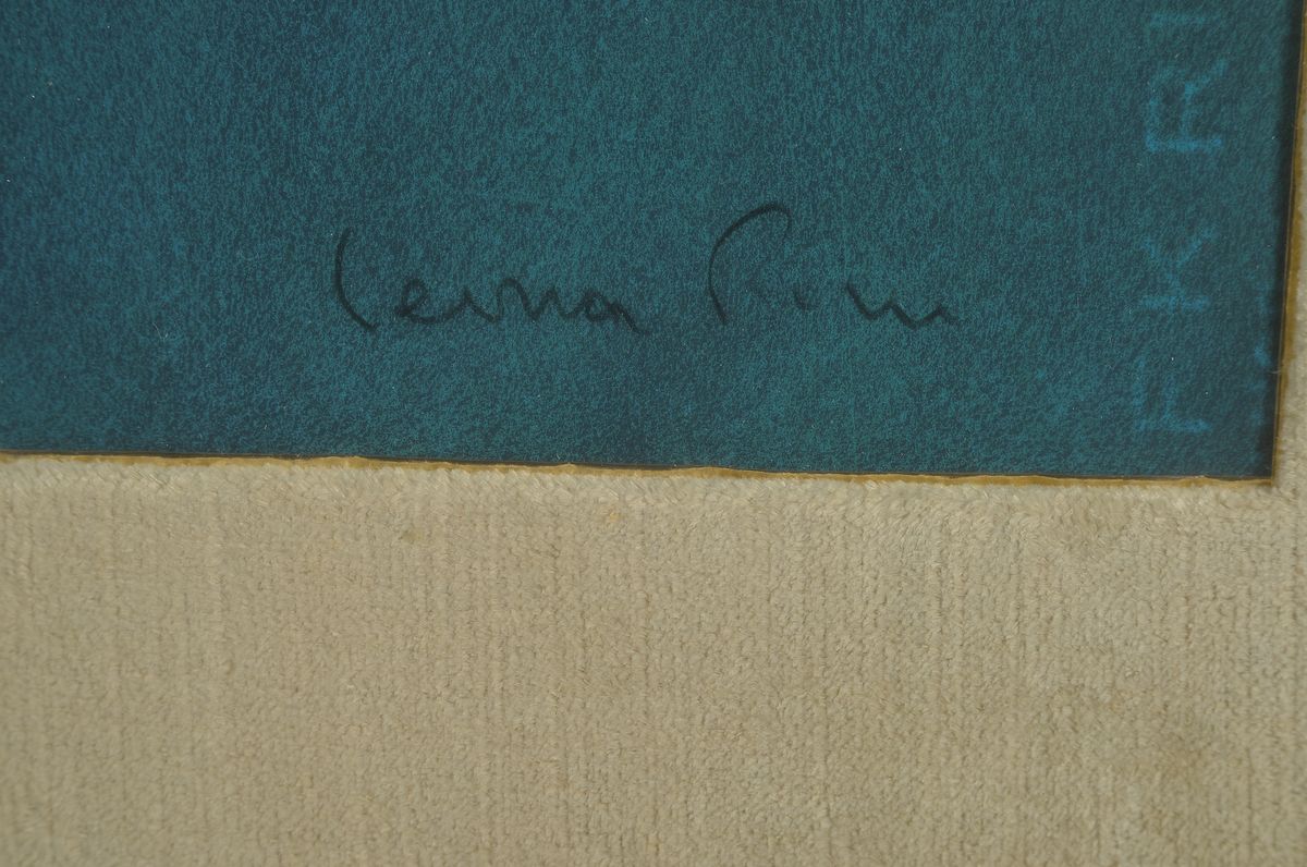 Detail l: Leonor Fini, 1907-1996, La Sphinx voilé, Farblithographie, handsigniert, ca. 68x48cm, PP, u.Gl., R. ca. 90x70cm
