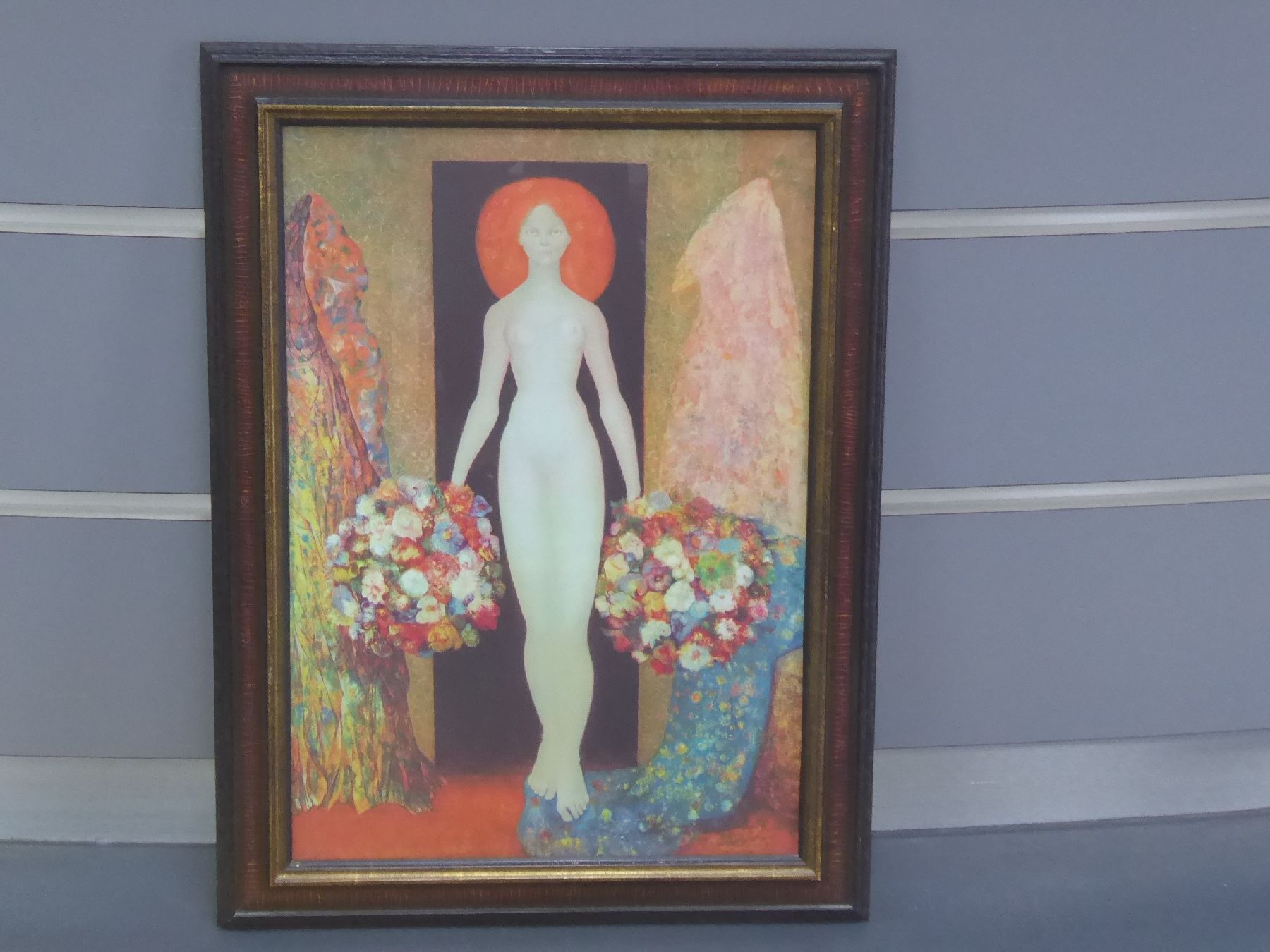 Detail a: Leonor Fini, 1907-1996, Heliodora, 1964, Farblithographie, handsigniert, ca. 64x44cm, PP, u.Gl., R. ca. 78x57cm