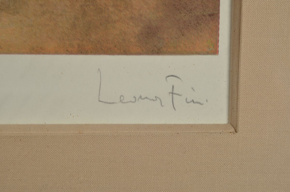 Detail c: Leonor Fini, 1907-1996, 5 Farblithographien,davon drei aus der Reihe Visages (1x unsign., gerahmt, 1x signiert, num. 273/275, gerahmt, 1x signiert ...