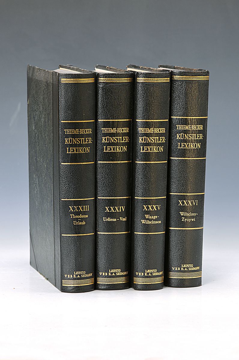 Allgemeines Lexikon der Bildenden Künstler von der Antike bis zur Gegenwart, Ulrich Thieme u. Felix Becker, VEB Seemann Verlag Leipzig, ...