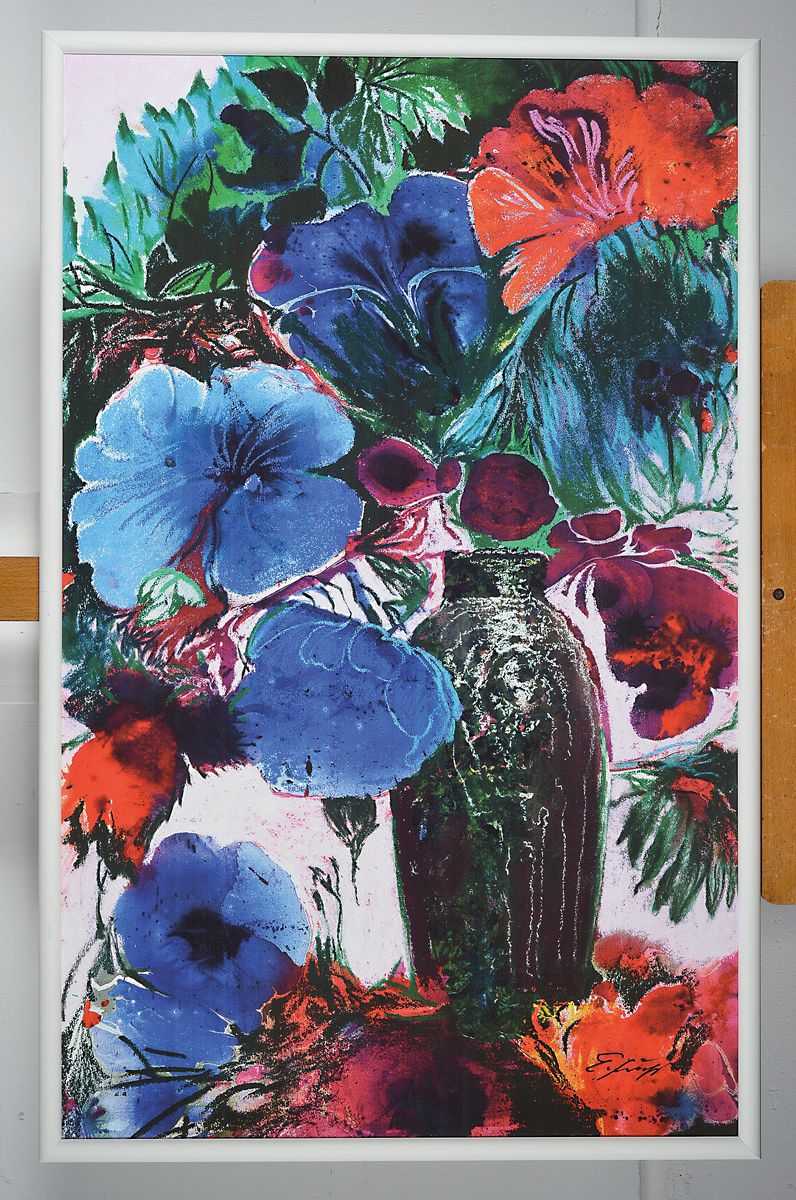 Detail k: Ernst Fuchs, 1930-2015, Giclee auf Lwd, handsigniert und bez. e.a., Auflage 300 Exempl., ca. 86x54cm, R.