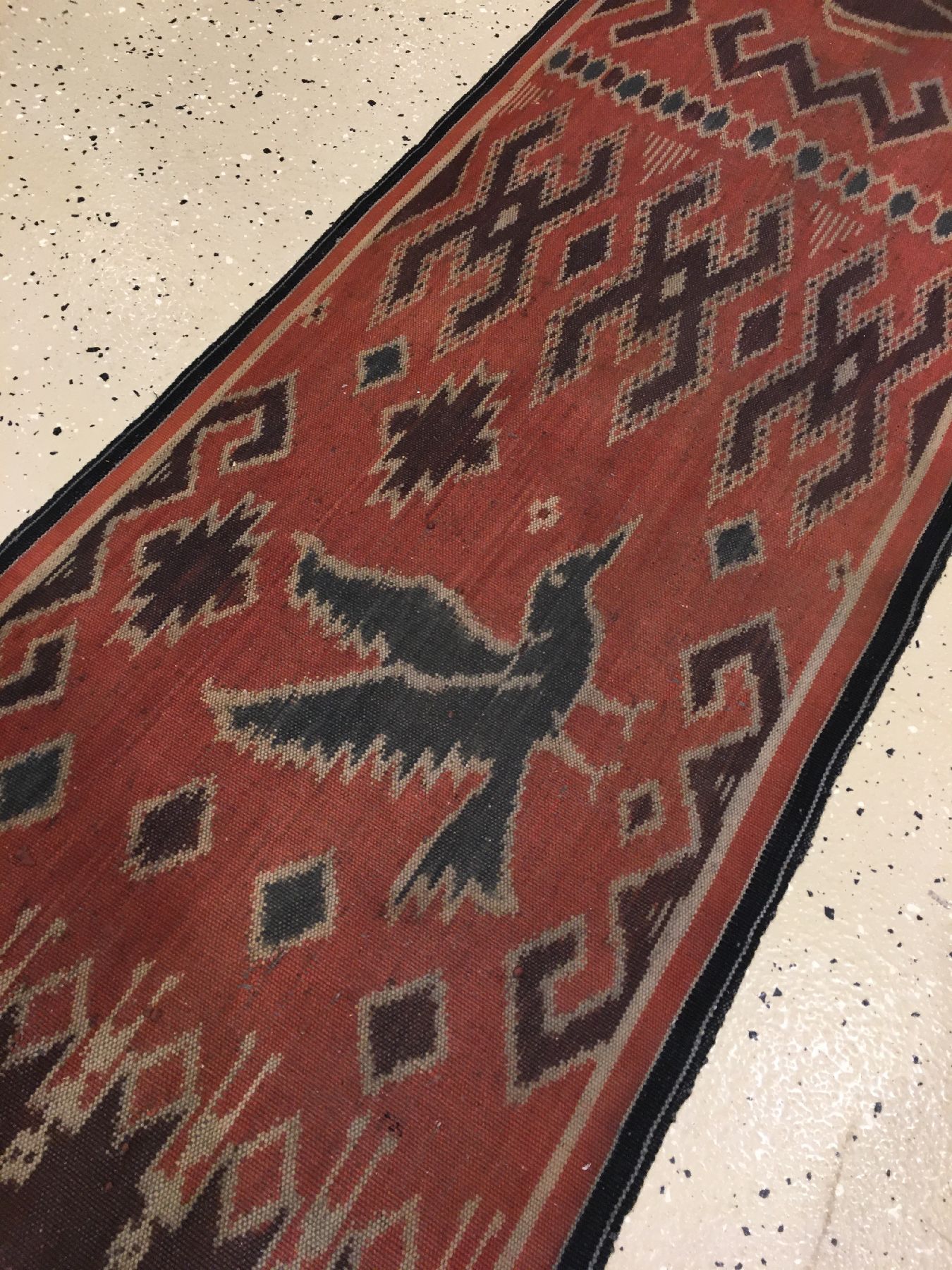 Detail e: Seltenes indonesisches Band antik, Indonesien, Ende 19.Jhd./Anfang 20.Jhd., Wolle. Absolute Rarität, Museumsqualität, ca. 713 x 46 cm, EHZ: 2-3.