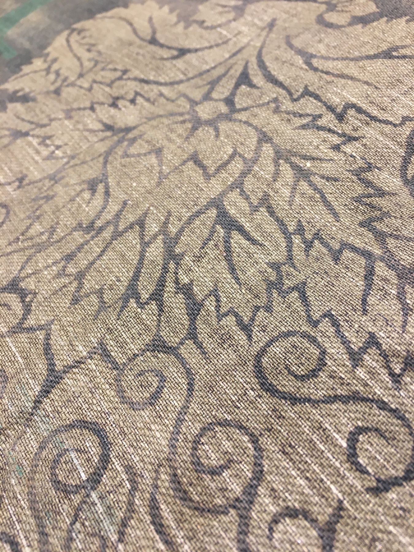 Detail c: Indonesisches Textil (Metallbroschiert) antik, Indonesien, Ende 19.Jhd./Anfang 20.Jhd., Metall/Seide/Baumwolle. Absolute Rarität, museal, ca. 141 x ...