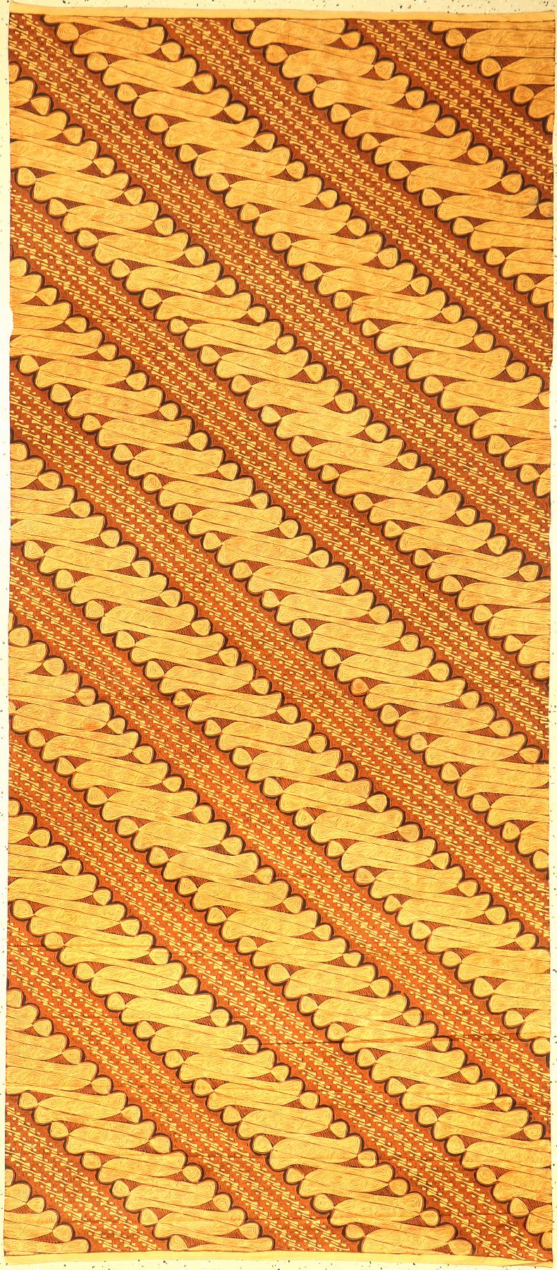 Indonesisches Batik Textil antik, Indonesien, Anfang 20.Jhd., sehr feine Baumwolle. Absolute Rarität, sammelwürdig, ca.237 x 103 cm, EHZ: 2-3.