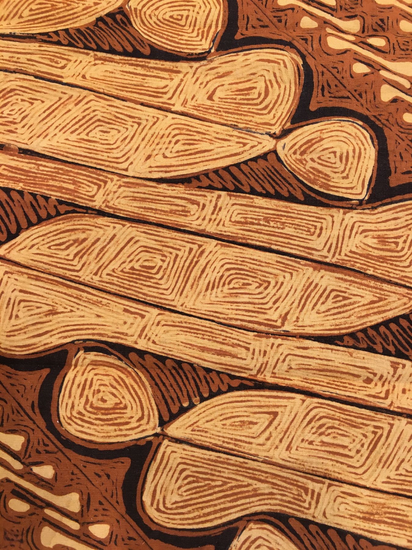 Detail d: Indonesisches Batik Textil antik, Indonesien, Anfang 20.Jhd., sehr feine Baumwolle. Absolute Rarität, sammelwürdig, ca.237 x 103 cm, EHZ: 2-3.