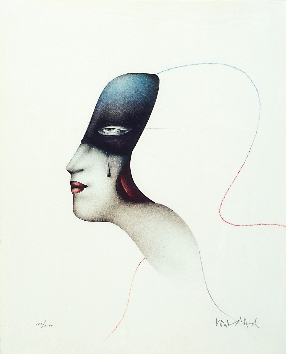 Detail a: Paul Wunderlich, 1927-2010, 2 Farblithographien, handsigniert und num. 192/1000, ca. 34x27cm, u.Gl., R. ca. 53x44cm