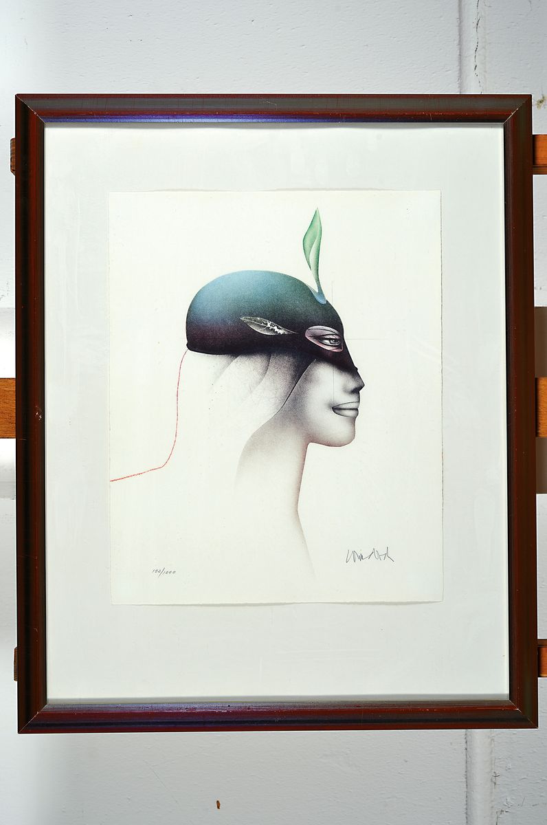 Detail k: Paul Wunderlich, 1927-2010, 2 Farblithographien, handsigniert und num. 192/1000, ca. 34x27cm, u.Gl., R. ca. 53x44cm