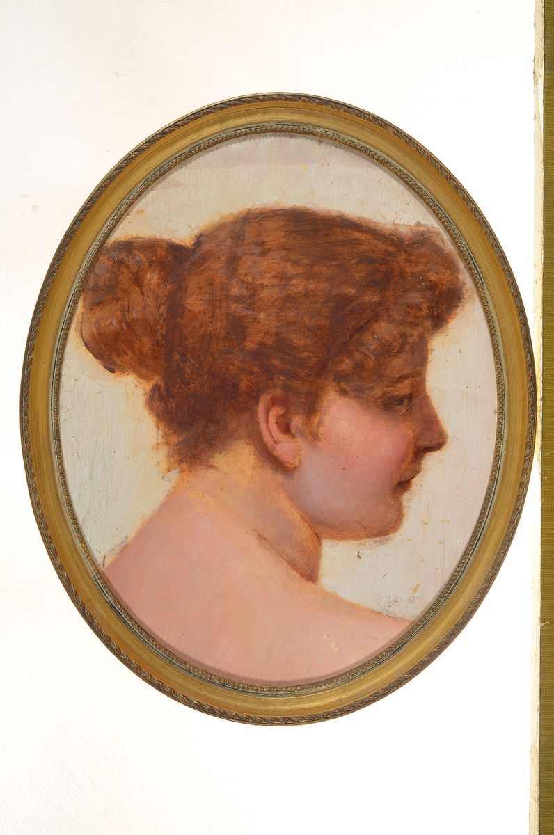 Detail k: Hans Deiters, 1868 Düsseldorf-1922 München, Studium an der Düsseldorfer Akademie, war Mitglied des Künstlervereins Malkasten, war Meisterschüler ...