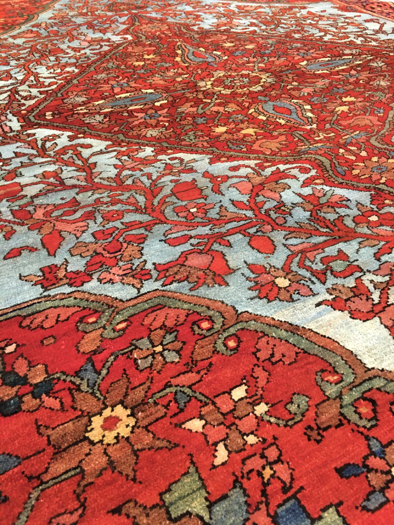 Detail b: Sehr feiner Mischan Malayer antik, Westpersien, Ende 19.Jhd., Wolle geknüpft auf Baumwolle. Seltener Malayer aus der Mischan Region mit ...