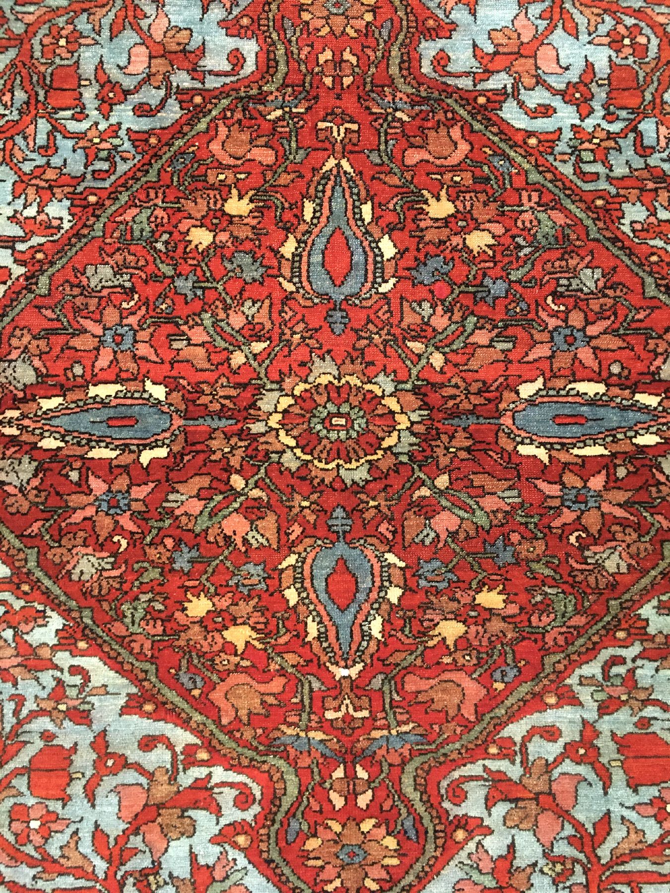 Detail f: Sehr feiner Mischan Malayer antik, Westpersien, Ende 19.Jhd., Wolle geknüpft auf Baumwolle. Seltener Malayer aus der Mischan Region mit ...