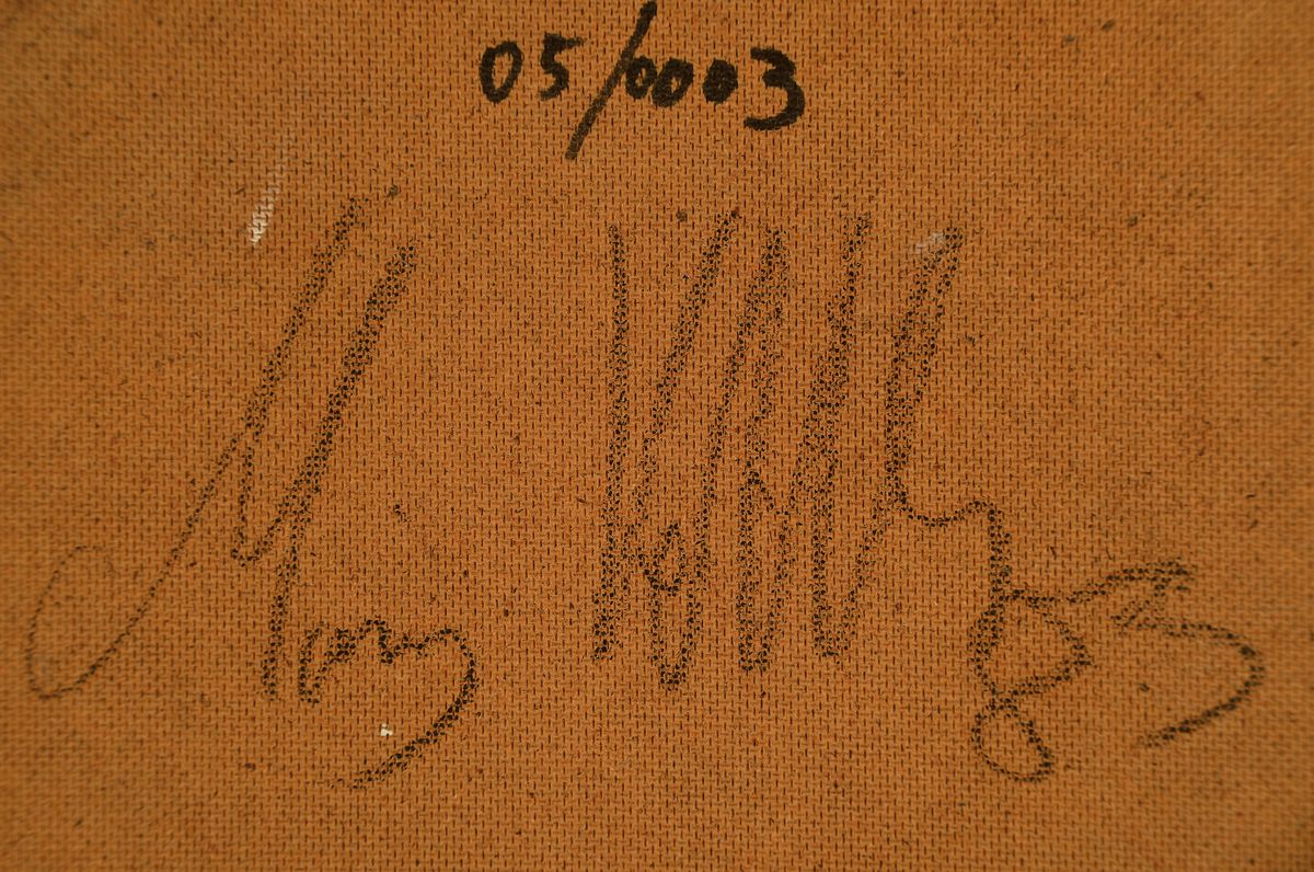 Detail a: Marius Daniel Kettler, geb. 1961, Robert Falcon S.'s große Fahrt, Öl/Hartfaser, rückseitig signiert und betitelt, dat. 83, ca. 41x56cm, R. ...