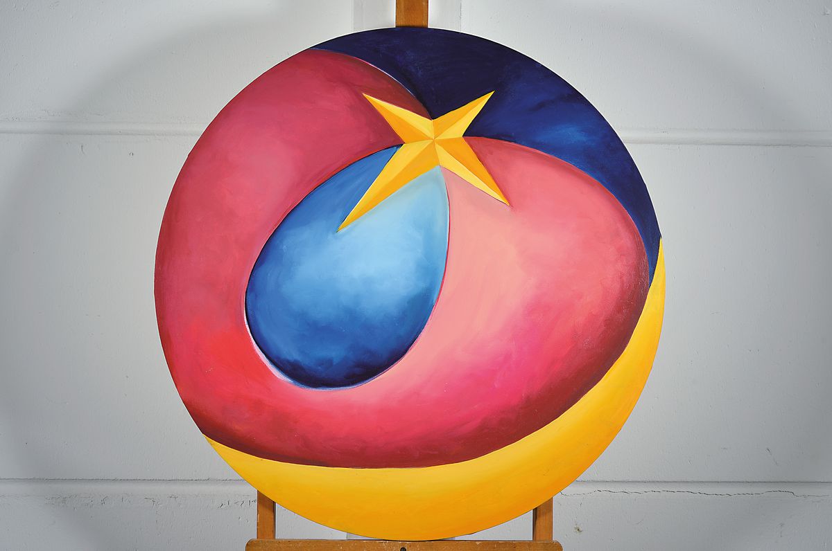 Detail k: Isabel Blessing-Peest, geb. 1965 Barcelona, Studium in Heidelberg und Freiburg, seit 1998 freischaffed in Schriesheim, zahlreiche Ausst., hier: ...