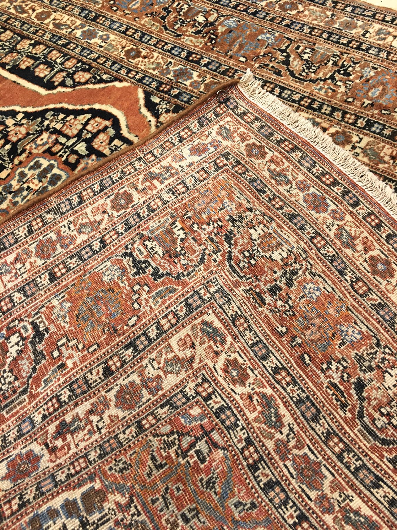 Detail g: Täbriz "Hadji-Jalili" antik, Nordwestpersien, um 1890/1900, Wolle geknüpft auf Baumwolle. Feiner Täbriz aus den legendären ...