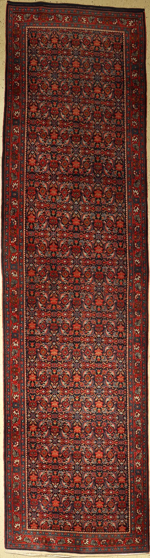 Bidjar alt (Galerie), Persien, um 1930, Korkwolle, ca. 450 x 115 cm, EHZ: 2-3