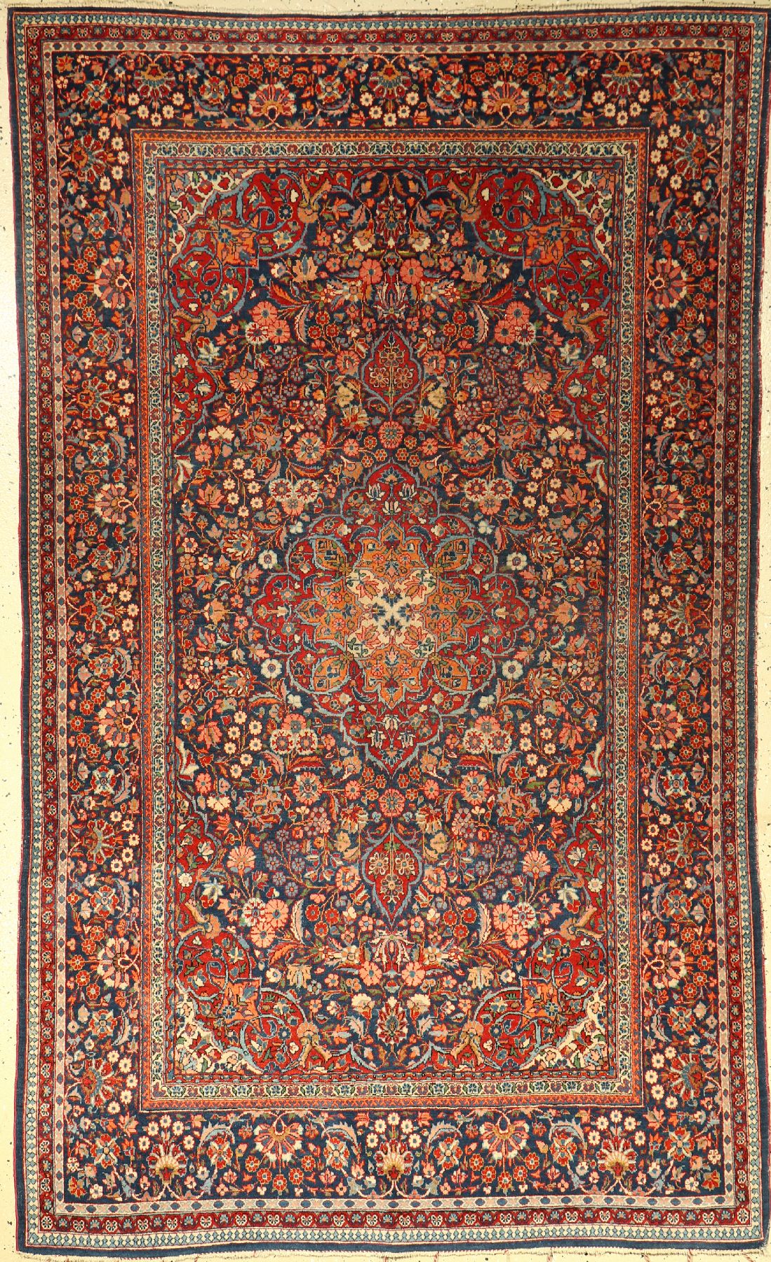 Keschan Kork alt, Persien, um 1930/1940, Korkwolle, ca. 216 x 134 cm, EHZ: 3
