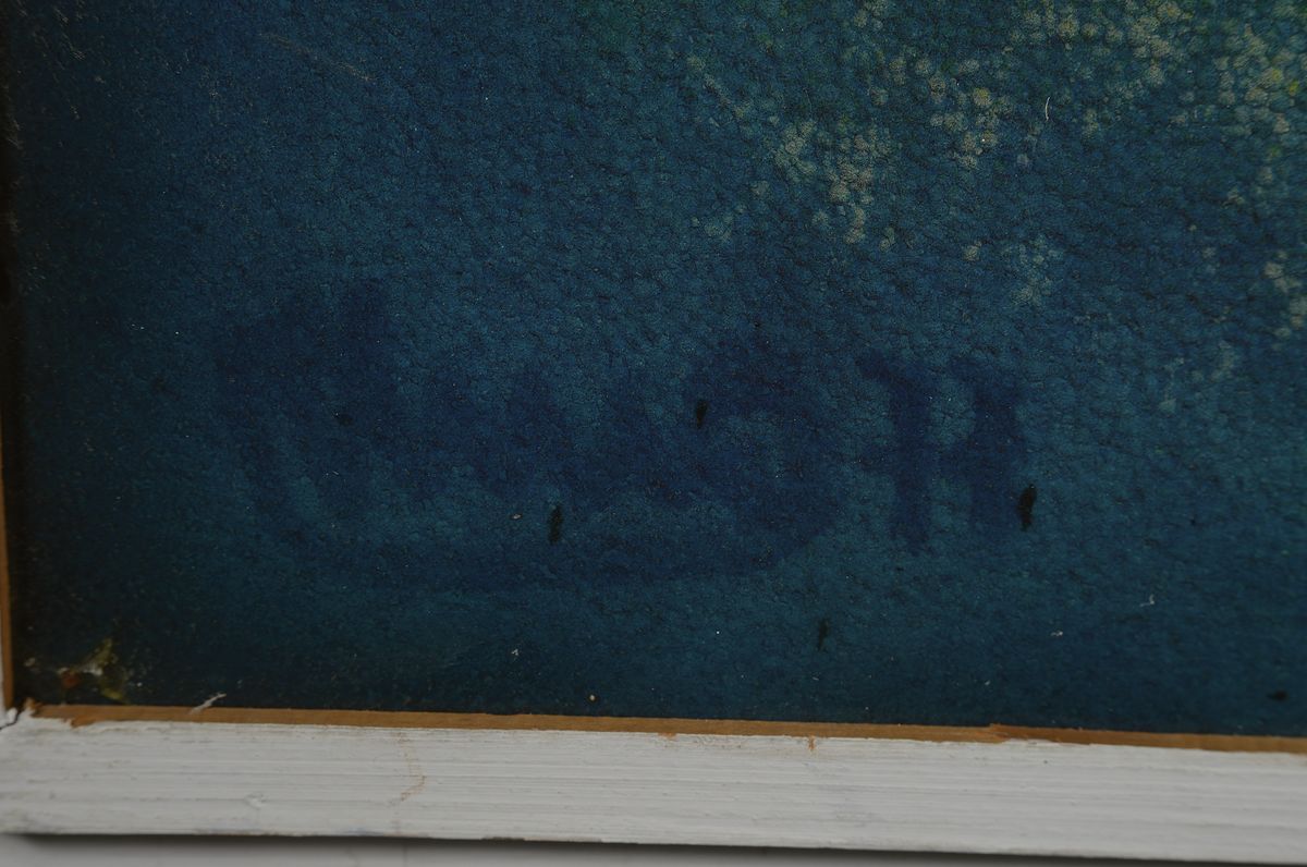 Detail a: Erich Schug, 1906 Ludwigshafen-1982 Bad Dürkheim, Abstrakte Komposition, Acryl auf Styropor, signiert und dat. 77, ca. 87x100cm, R. ca. 100x115cm