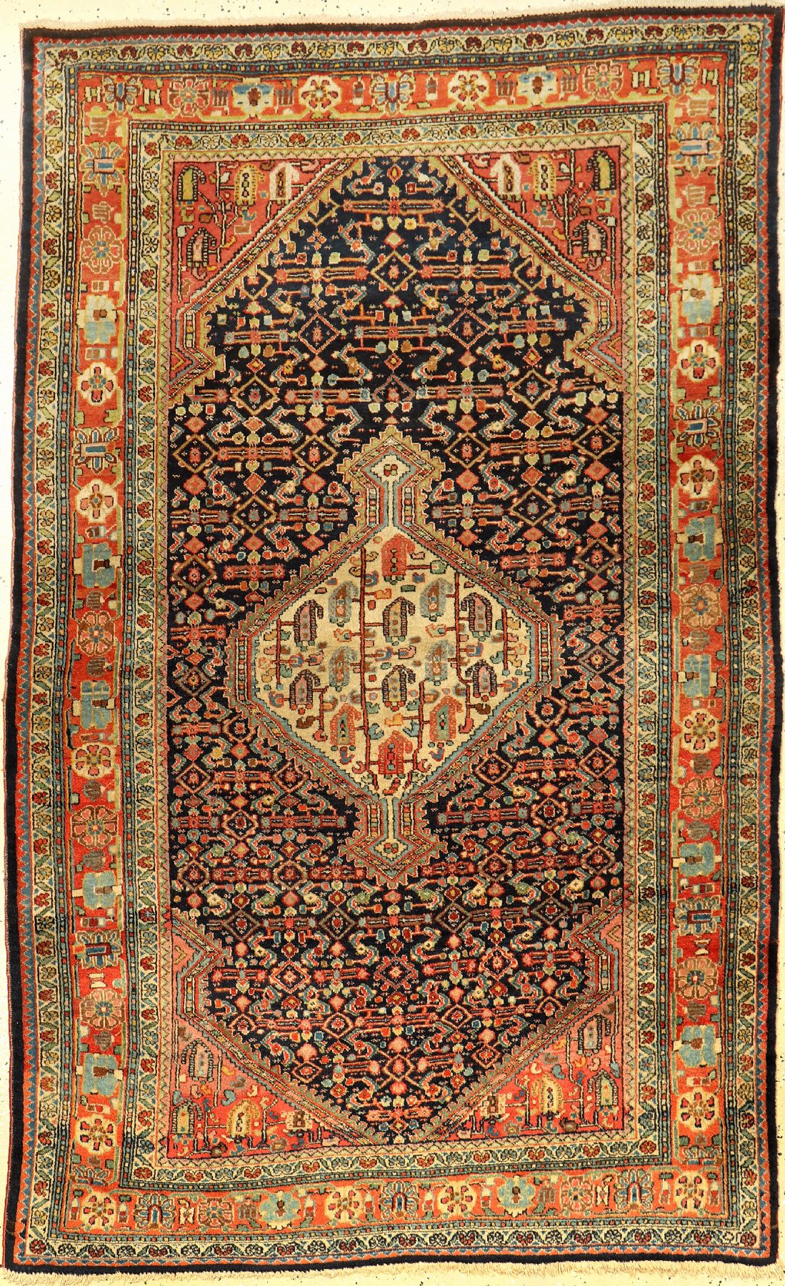 Djosan alt, Persien, um 1940, Wolle auf Baumwolle, ca. 203 x 126 cm, EHZ: 2-3