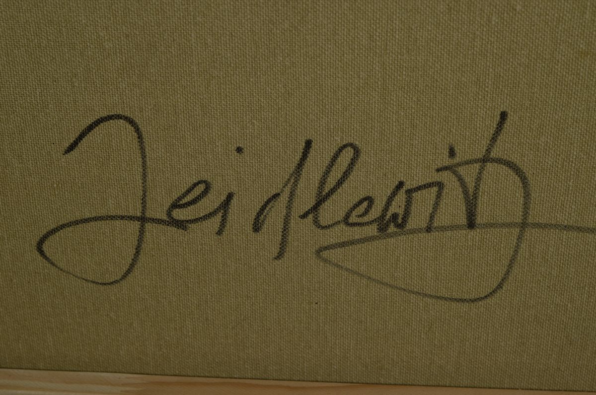 Detail a: Doris Zeidlewitz, geb. 1959, Studium am Städel in Frankreich und an der Hochschule fürGestaltung Offenbach, Hier: summertime, Öl/Lwd, verso sign., ...