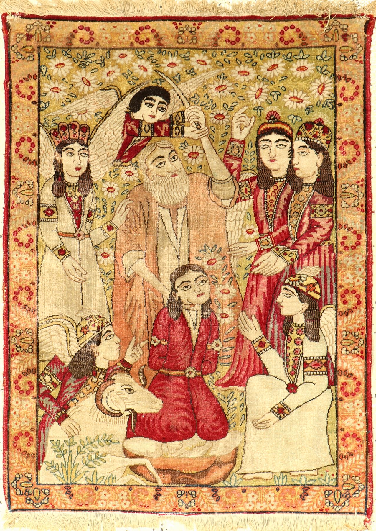 Kerman antik, Persien, um 1890, Wolle auf Baumwolle, ca. 86 x 64 cm, EHZ: 4