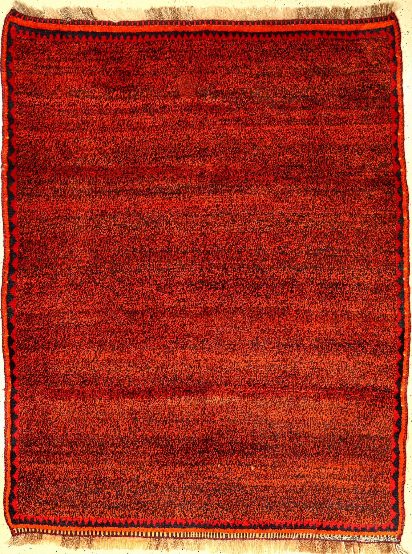 Gabbeh alt (Publiziert), Persien, um 1940/1950, Wolle auf Wolle, ca. 172 x 136 cm, EHZ: 2-3