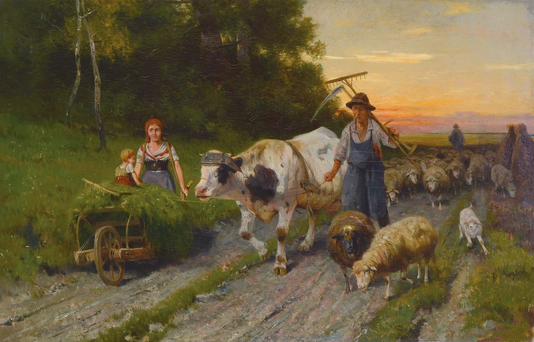 Ernst Adolph Meissner, 1837 Dresden - 1902 München, Studium an der Dresdener Akademie bei Robert Kummer, seit 1870 in München ansässig, bekannt ...