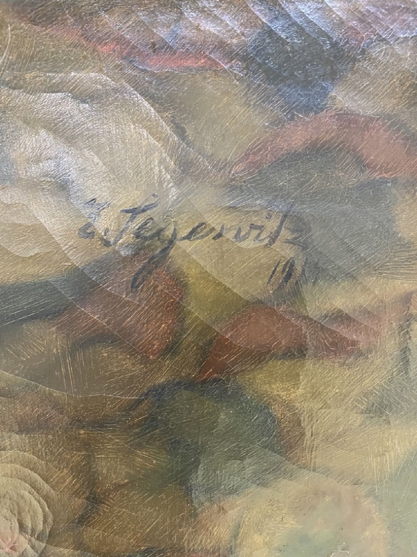Detail b: Eugen Segewitz, 1886 Pforzheim-1952 Wangen, Stillleben mit erlegtem Reh, Fasan und Ente, Öl/Lwd, rest., rechts oben signiert und dat. 1914, ca. ...