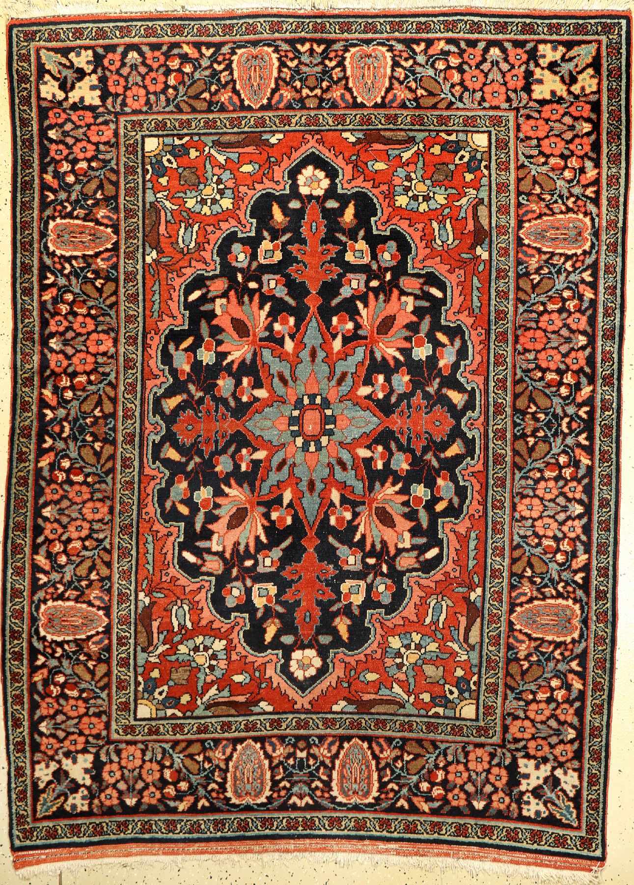 Mehraban fein alt, Persien, um 1930, Wolle auf Baumwolle, ca. 205 x 151 cm, EHZ: 3