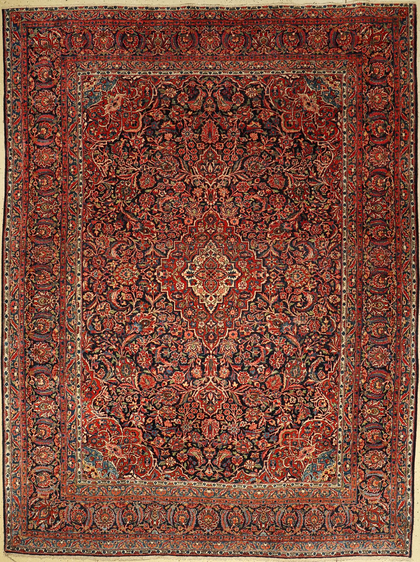 Keschan alt, Persien, ca. 60 Jahre, Wolle auf Baumwolle, ca. 353 x 267 cm, EHZ: 4