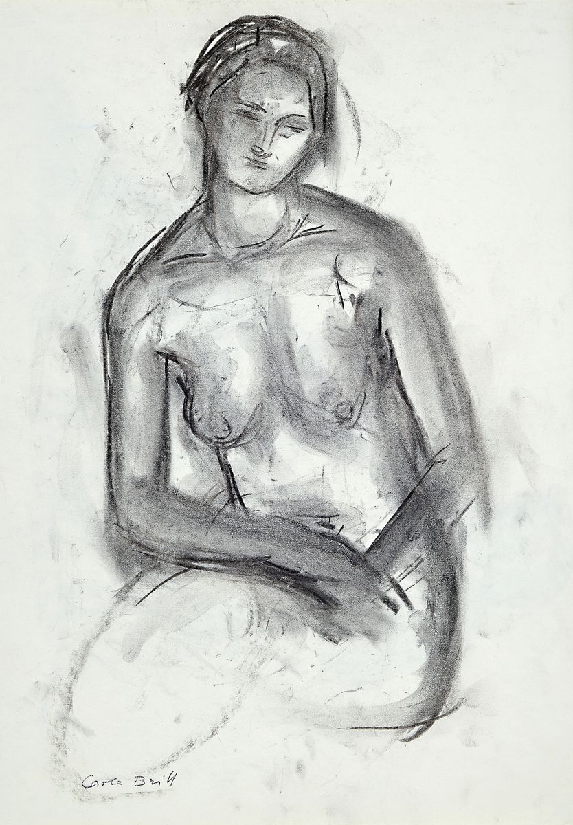 Carla Brill, 1906 Frankfurt-1994, Deutsche Bildhauerin, Malerin und Zeichnerin, Studium an der Kunstgewerbeschule Frankfurt am Main, später ...