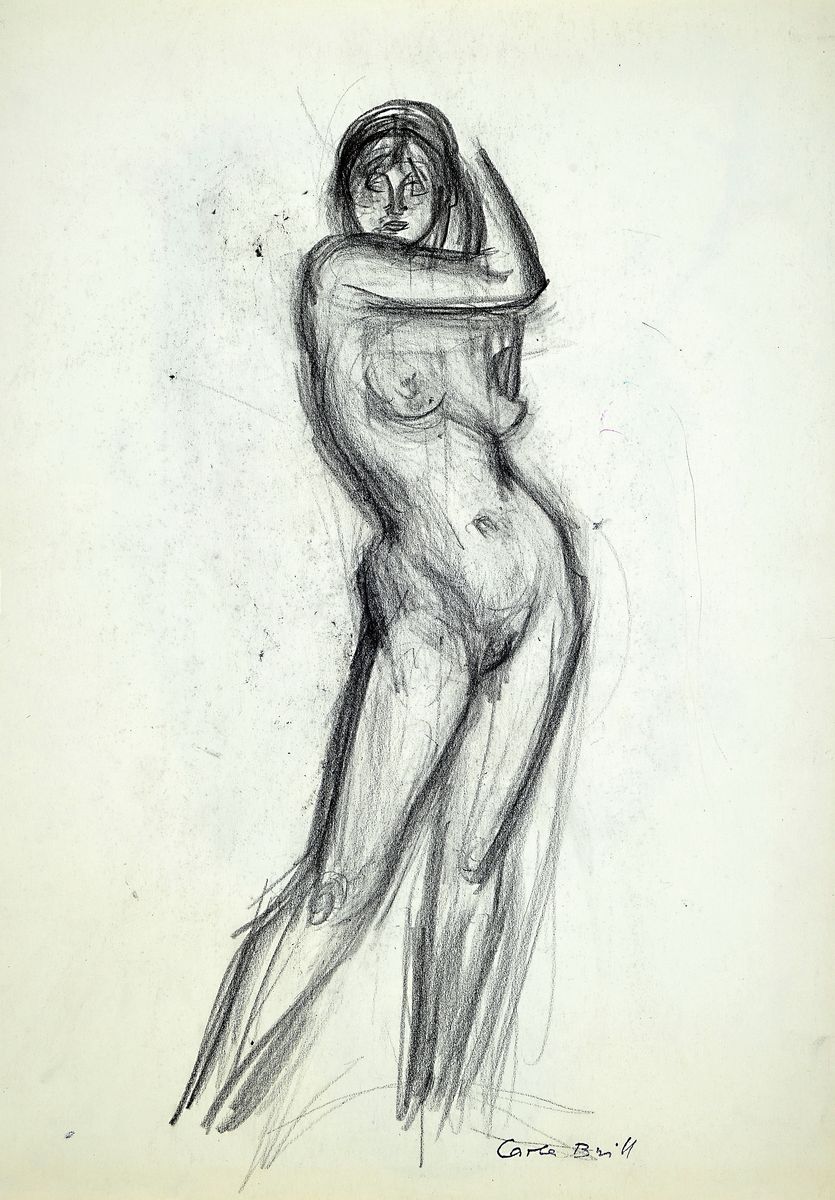 Detail g: Carla Brill, 1906 Frankfurt-1994, Deutsche Bildhauerin, Malerin und Zeichnerin, Studium an der Kunstgewerbeschule Frankfurt am Main, später ...